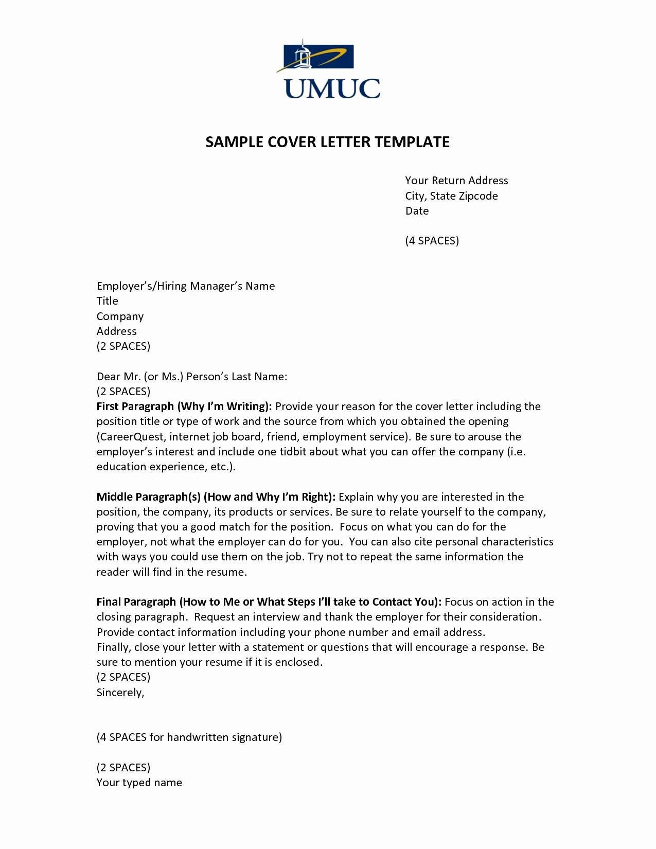 Closing Remarks Sample For Application Letter