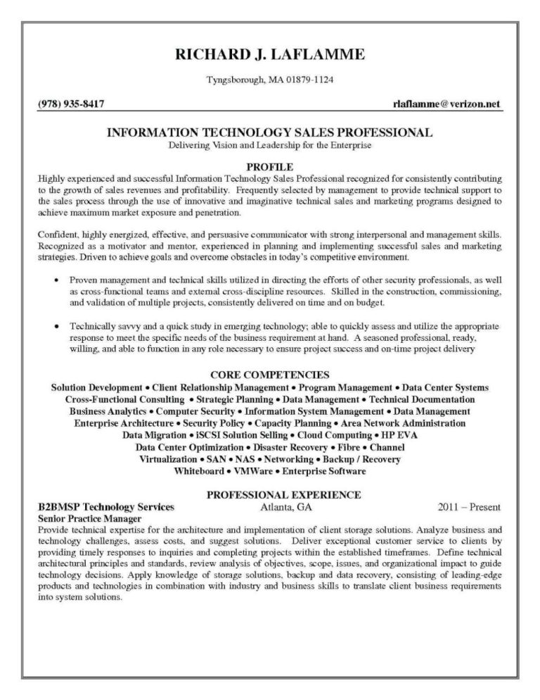 College Application Resume Format