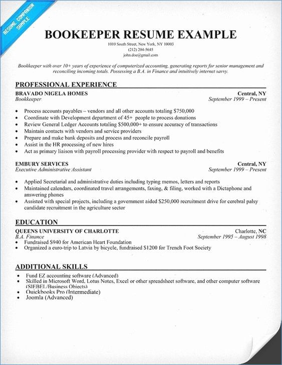 Banking Sector Resume Examples