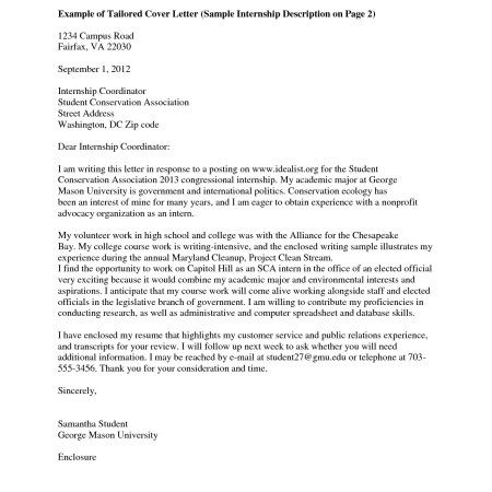 Cover Letter Examples For Practicum Placement