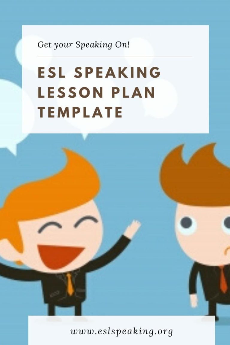 Sample Lesson Plan In Teaching Speaking