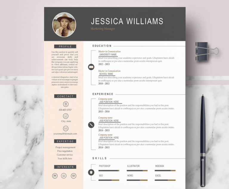 Professional Cv Design Templates Free Download