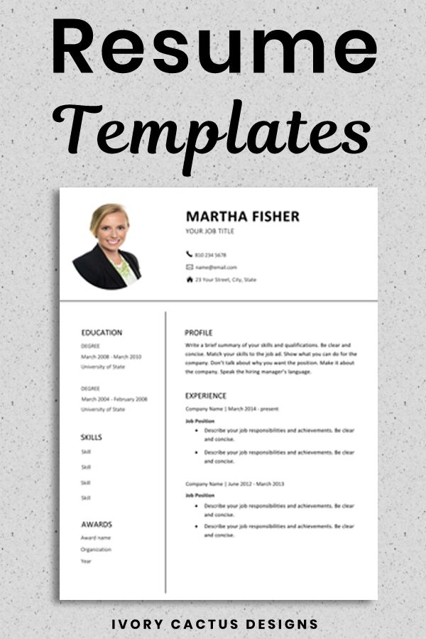 How To Make One Page Cv In Word