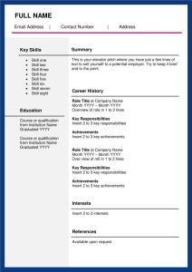 Free Resume Templates That Will Make You Stand Out
