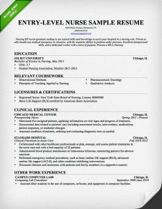 EntryLevel Nurse Resume Sample Resume Genius