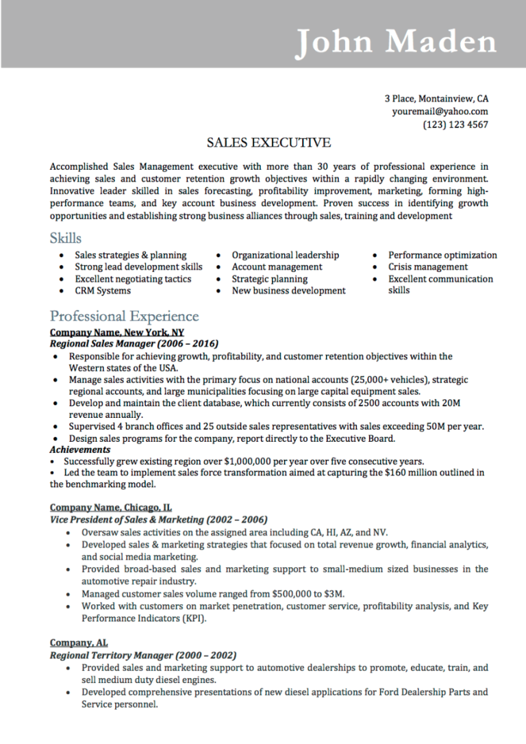 What Can You Write In Skills Section Of Resume