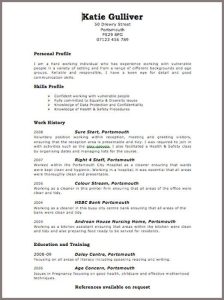 United Kingdom Curriculum Vitae (CV) Example Wikitopx