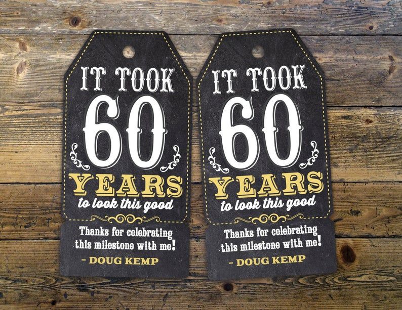 Roast and Toast favor tag retro birthday retro party Etsy in 2020 60th birthday ideas for