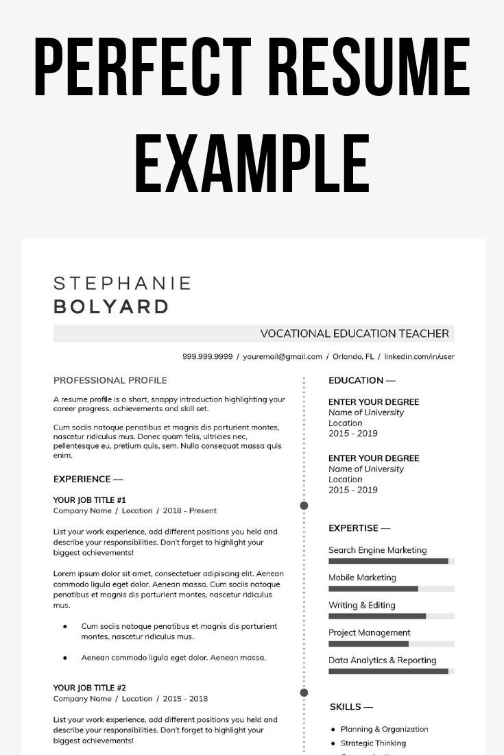 The Best How To Write A Great Resume Profile 2022