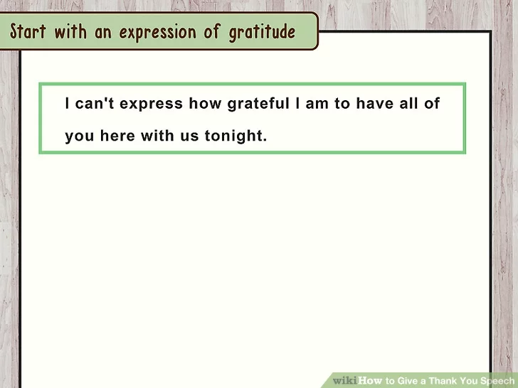 Grateful Speech Sample