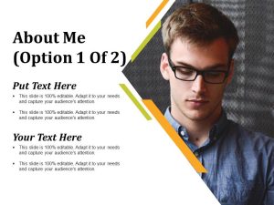 About Me Ppt Infographic Template Template Presentation Sample of