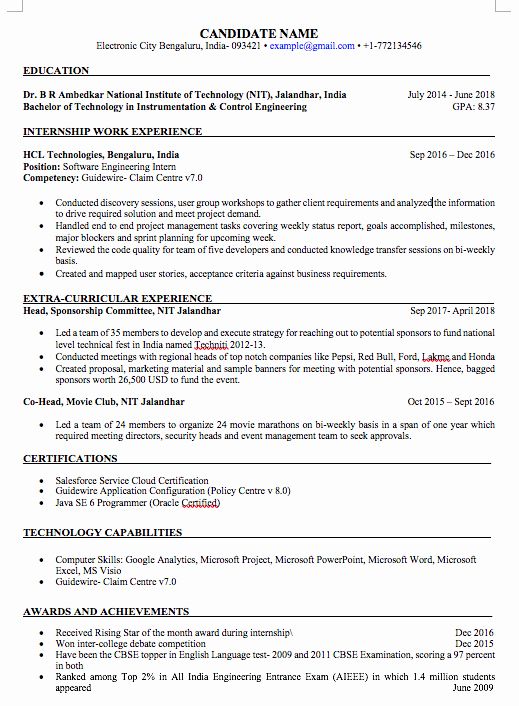 Recruiter Resume Summary Examples