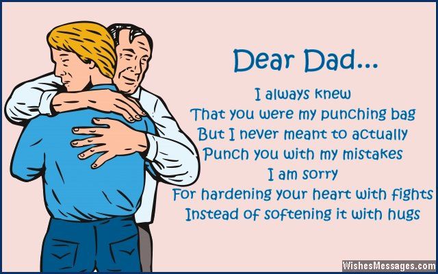 I Am Sorry Messages for Dad Apology Quotes Message for dad, Sorry messages, Apologizing quotes