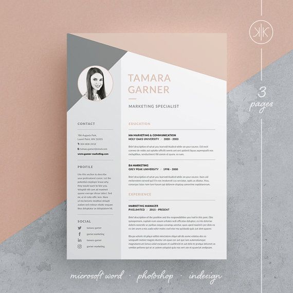Cv Cover Page Template Word