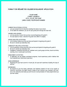 Write Properly Your in College Application Resume