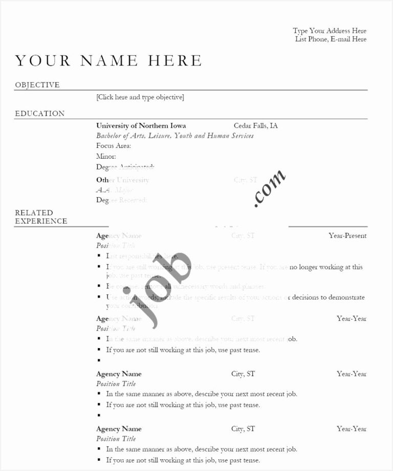 How To Make Resume In Wordpad