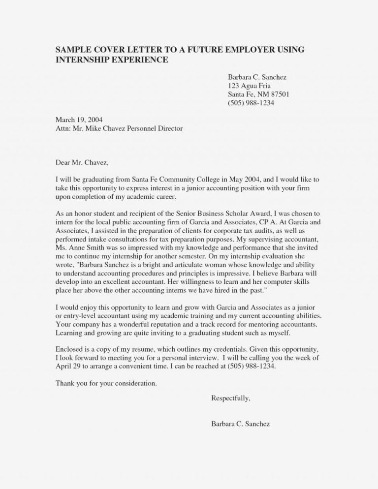 Application Letter For College Instructor