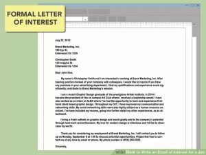 How to Write an Email of Interest for a Job Write an email, Writing