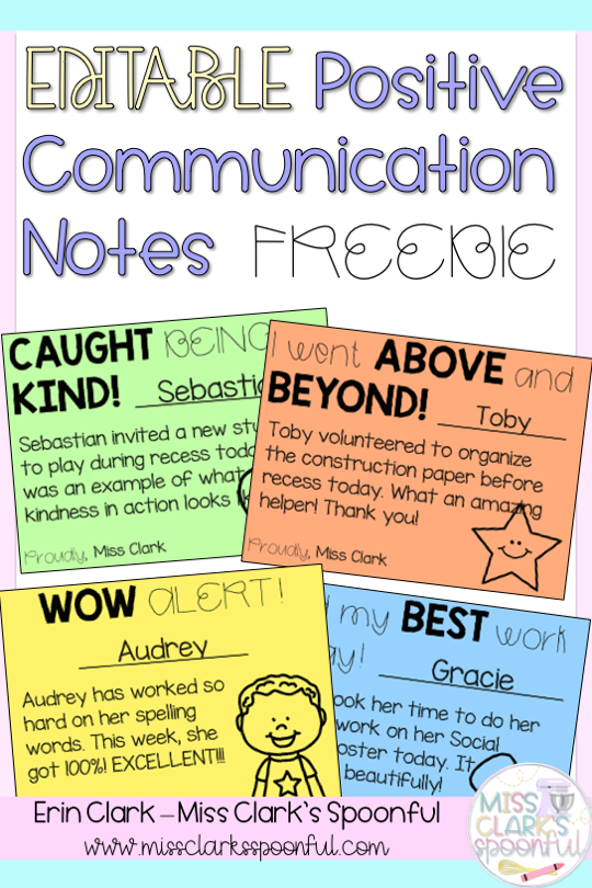 Examples Of Positive Notes For Students