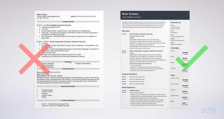 Incredible How To Write A Cv For Internship With No Experience References