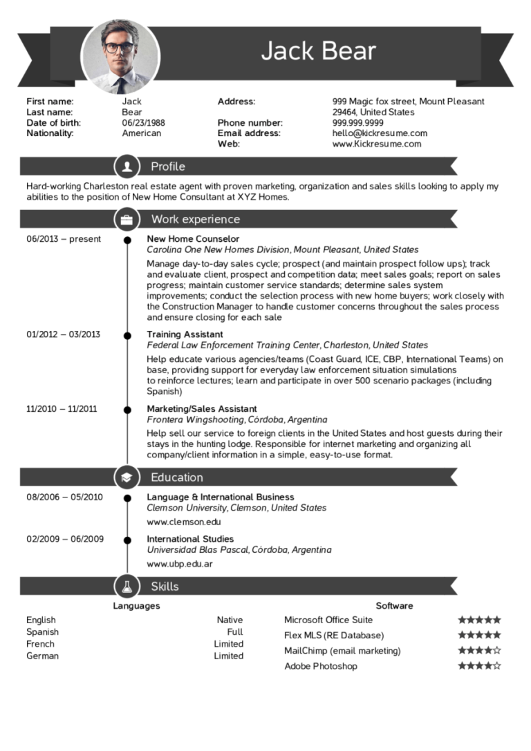 Real Estate Agents Resume Examples
