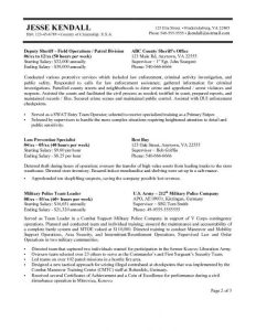 Federal Resume Sample Template Business