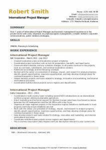 About Mba Project In Resume Senior Project Manager Resume Samples