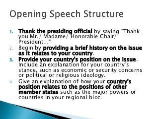 opening speech template mun