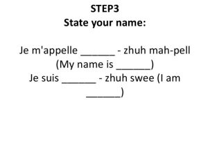 How To's Wiki 88 how to introduce yourself in french language