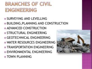 Introduction of civil engineering