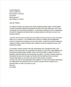 Letter Of Interest Business Mentor