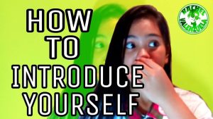 HOW TO INTRODUCE YOURSELF YouTube