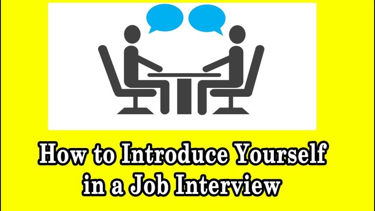 Review Of How To Introduce Yourself At A Job Interview References