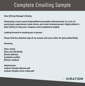 Emailing a Resume Sample, Examples & 2021 Complete Guide