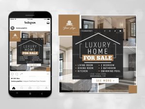 Instagram Real Estate Posts by BeatusGraphics GraphicRiver