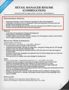 Resume Profile Examples & Writing Guide Resume Companion