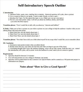 7+ Self Introduction Speech Examples for Free Download PDF Sample