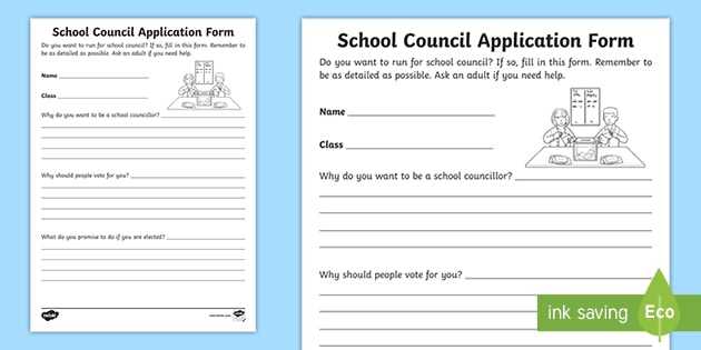 School Council Application Form