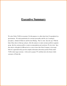 Research Paper Executive Summary How to Write an Executive Summary