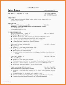 Student Resume Objective Examples