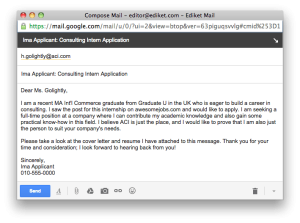 Application Emails How to Get Noticed from the First Line by Ediket