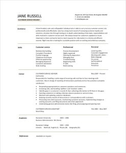 Pin by Russ Fornea on job huntinh Customer service resume, Resume