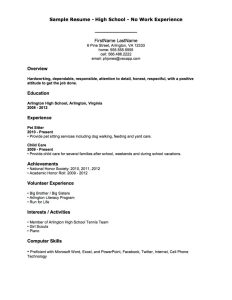 Resume Examples With No Job Experience Resume Templates