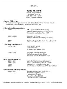 Sample Resume Anticipated Graduation Date / Student Resume Examples