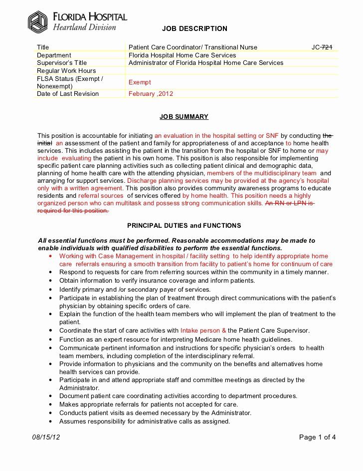 Nursing Supervisor Resume Summary