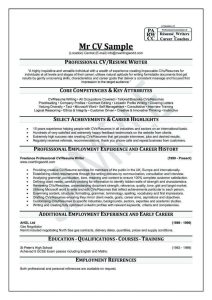 9+ Writing A Professional Resume Free Samples , Examples & Format