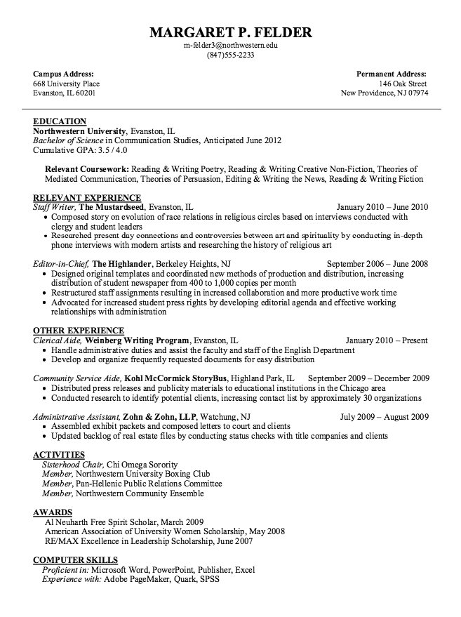 Clerical Duties Resume Examples