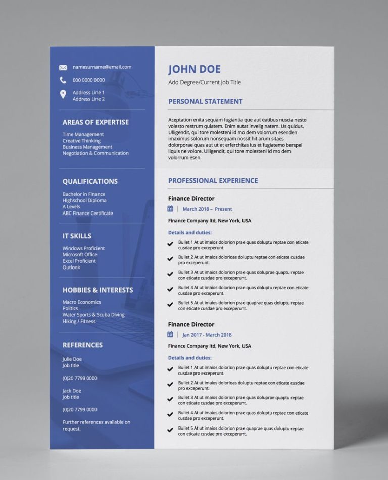 2 Page Resume Samples
