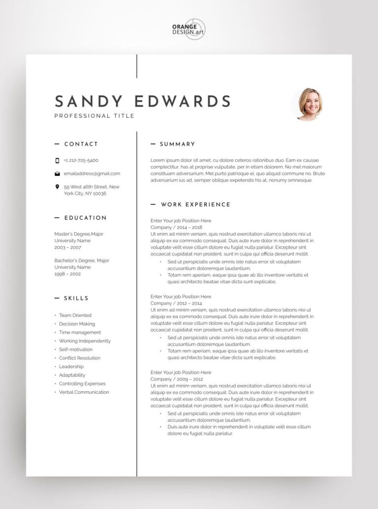 How To Make A Professional Cv In Microsoft Word