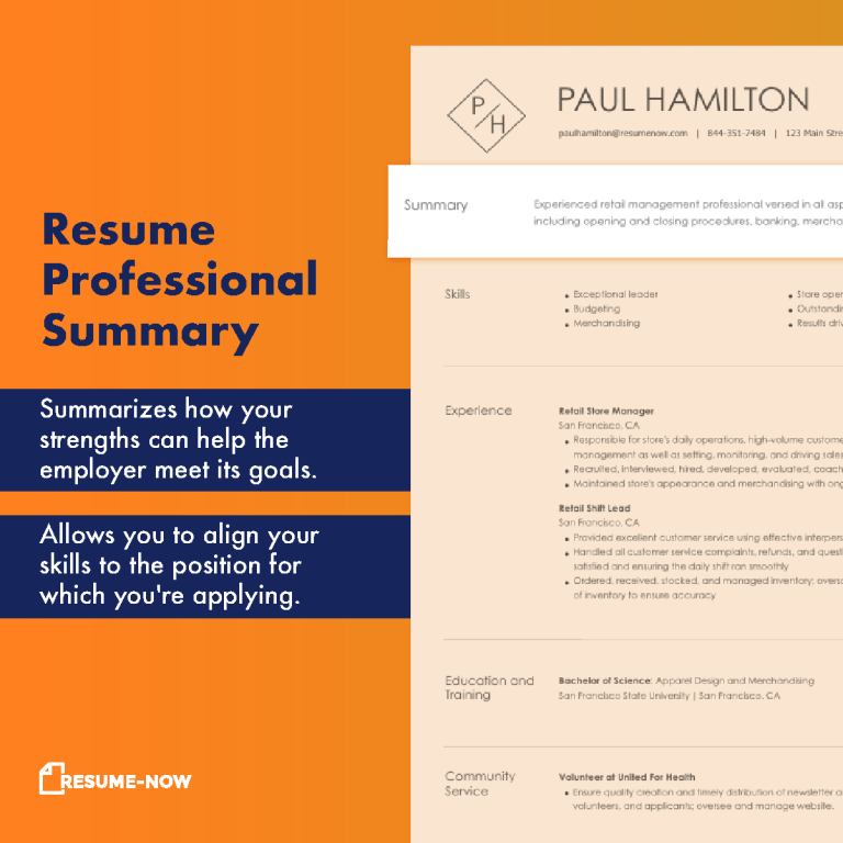How To Write The Best Professional Summary